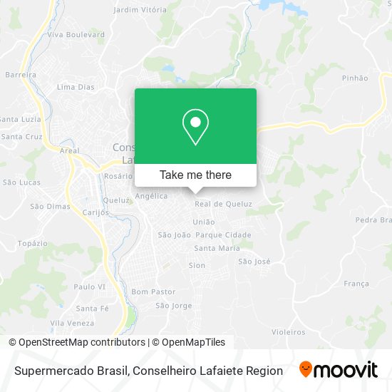 Supermercado Brasil map