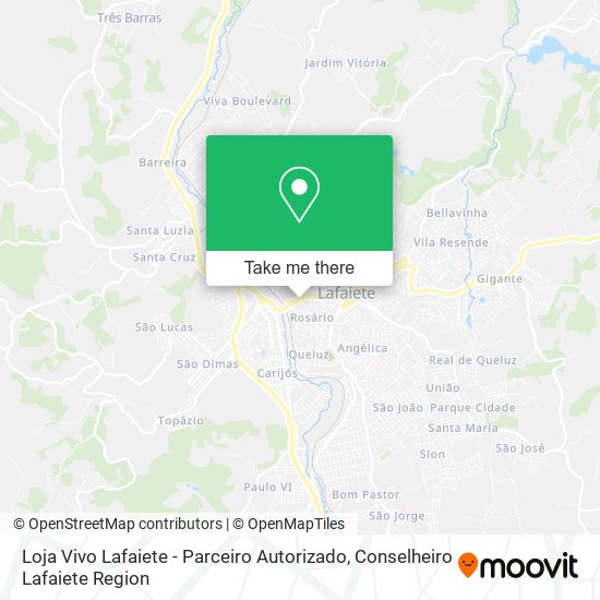 Loja Vivo Lafaiete - Parceiro Autorizado map