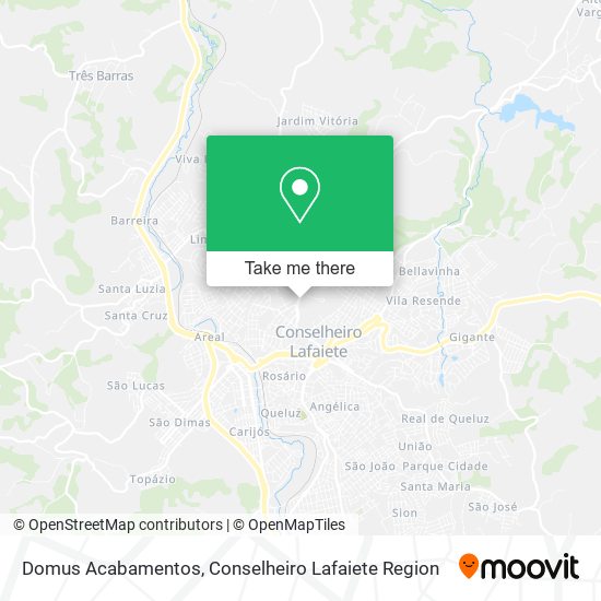Domus Acabamentos map