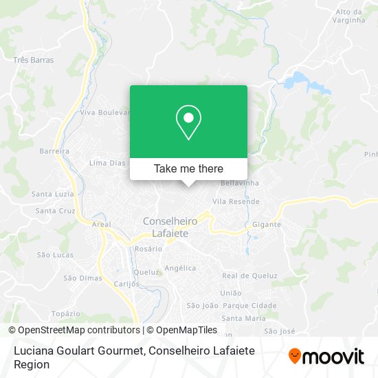 Mapa Luciana Goulart Gourmet