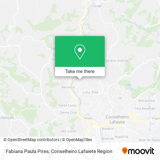 Mapa Fabiana Paula Pires