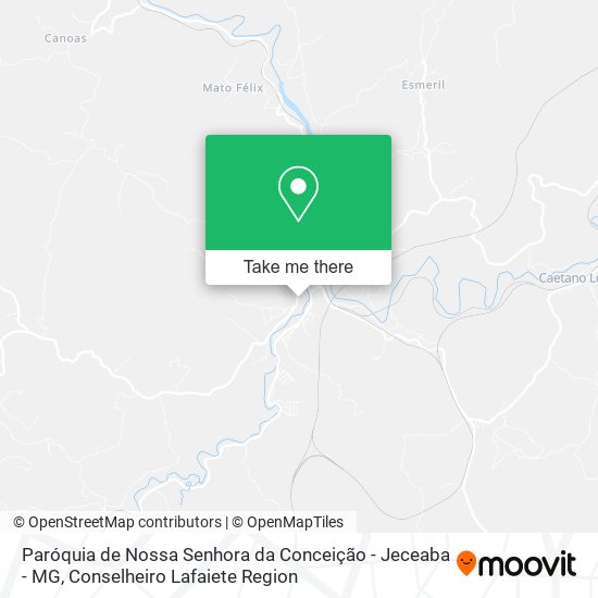 Paróquia de Nossa Senhora da Conceição - Jeceaba - MG map