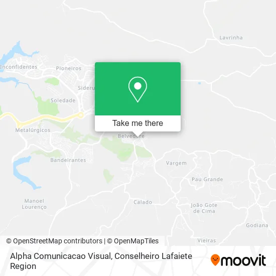 Alpha Comunicacao Visual map