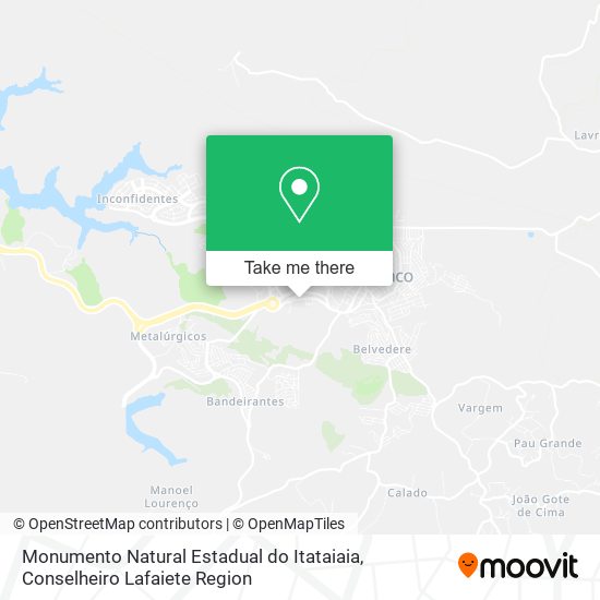 Monumento Natural Estadual do Itataiaia map