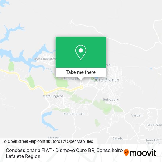 Concessionária FIAT - Dismove Ouro BR map