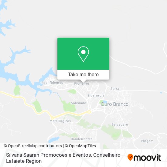 Mapa Silvana Saarah Promocoes e Eventos
