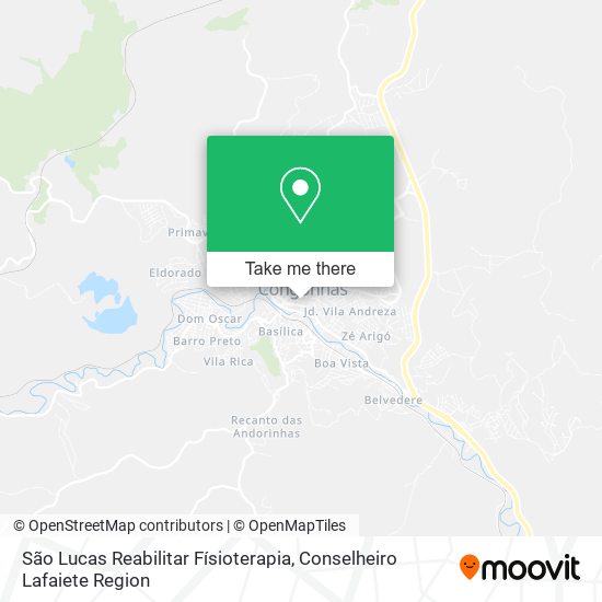 São Lucas Reabilitar Físioterapia map