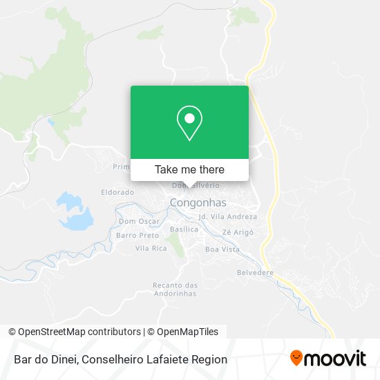 Bar do Dinei map