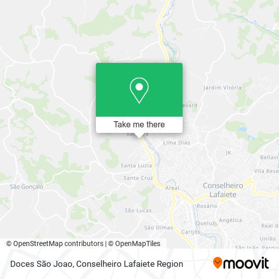 Doces São Joao map