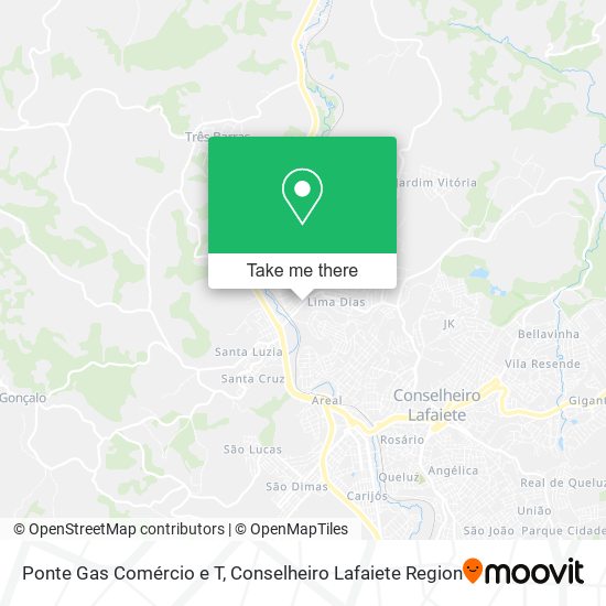 Ponte Gas Comércio e T map