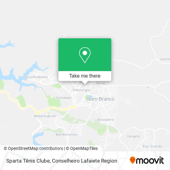 Sparta Tênis Clube map