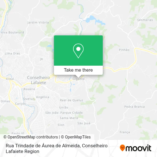 Rua Trindade de Áurea de Almeida map