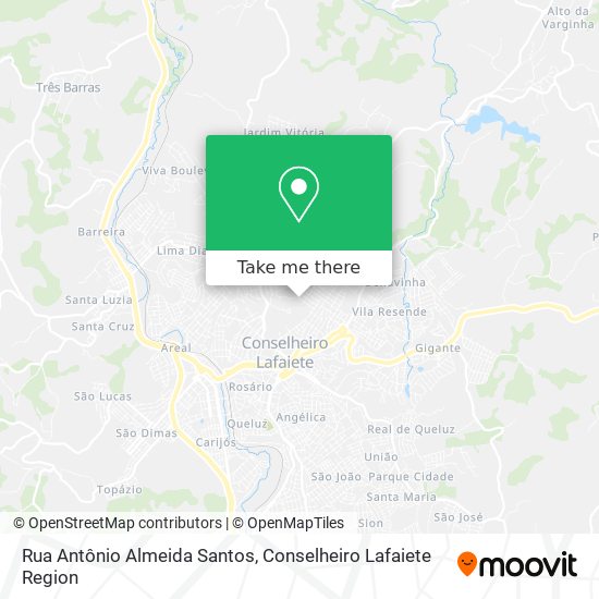 Rua Antônio Almeida Santos map