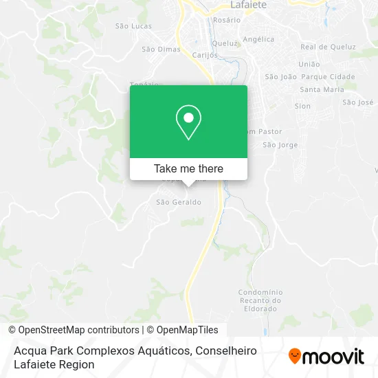 Acqua Park Complexos Aquáticos map