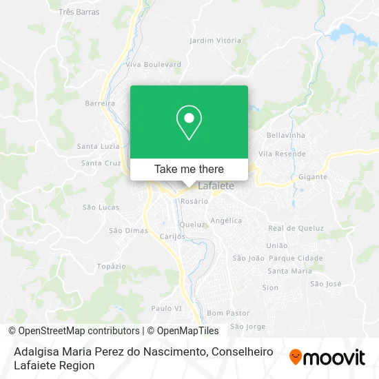 Adalgisa Maria Perez do Nascimento map