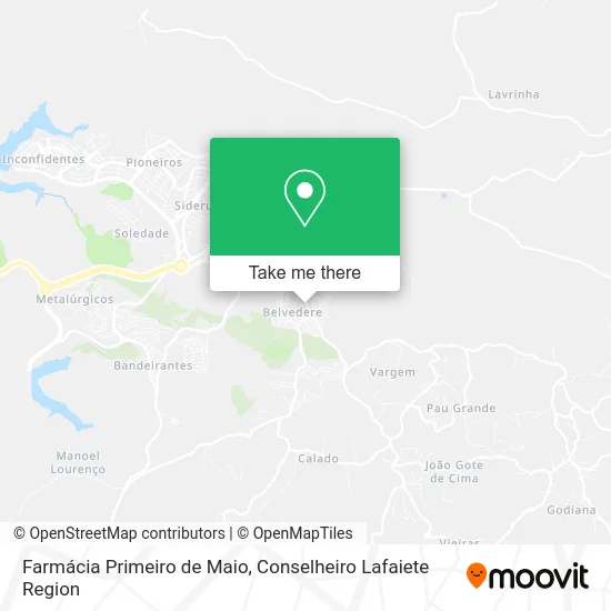 Farmácia Primeiro de Maio map