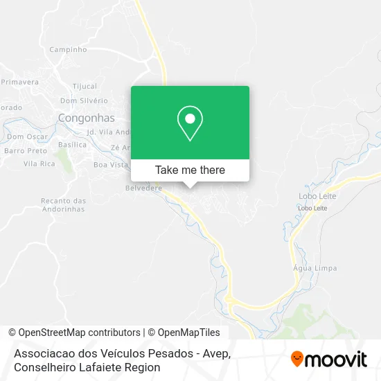 Associacao dos Veículos Pesados - Avep map