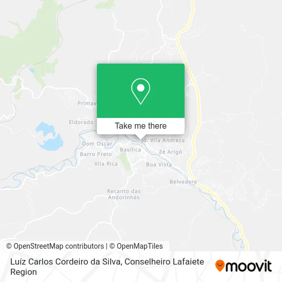 Luíz Carlos Cordeiro da Silva map