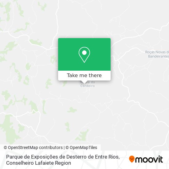 Parque de Exposições de Desterro de Entre Rios map