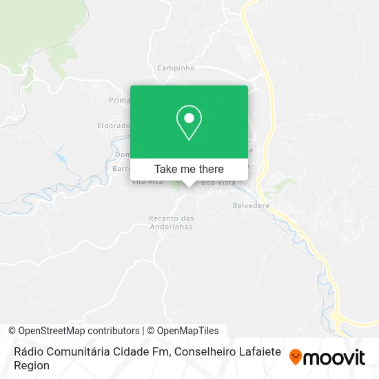 Rádio Comunitária Cidade Fm map