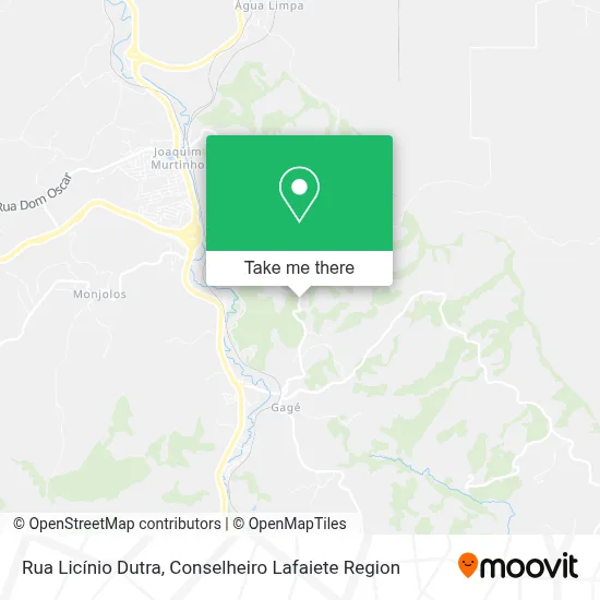 Rua Licínio Dutra map