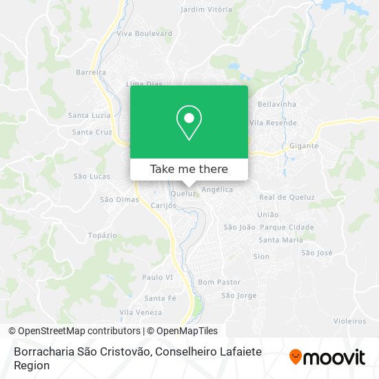 Borracharia São Cristovão map