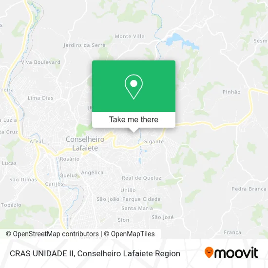 CRAS UNIDADE II map