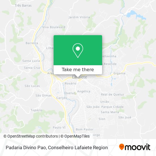 Padaria Divino Pao map
