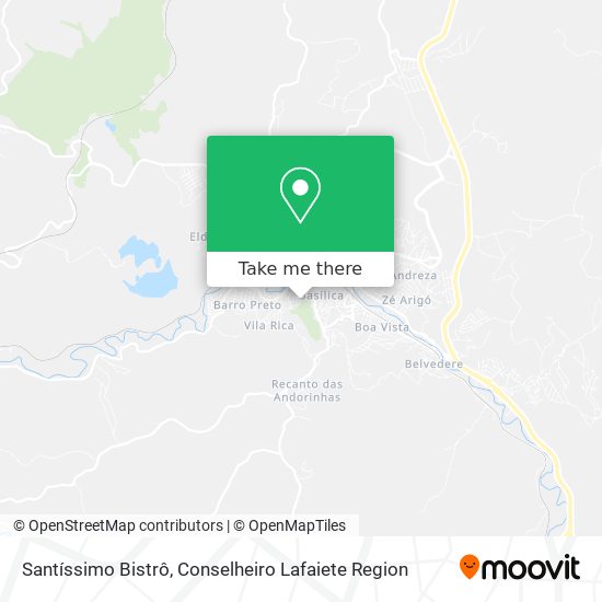 Santíssimo Bistrô map