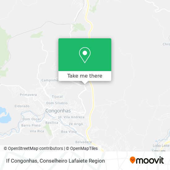 If Congonhas map