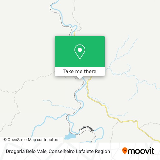 Mapa Drogaria Belo Vale