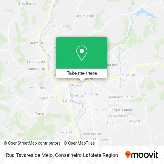 Rua Tavares de Melo map