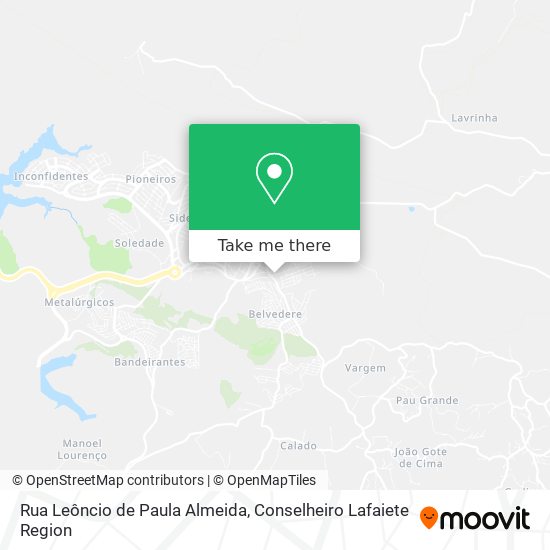 Rua Leôncio de Paula Almeida map