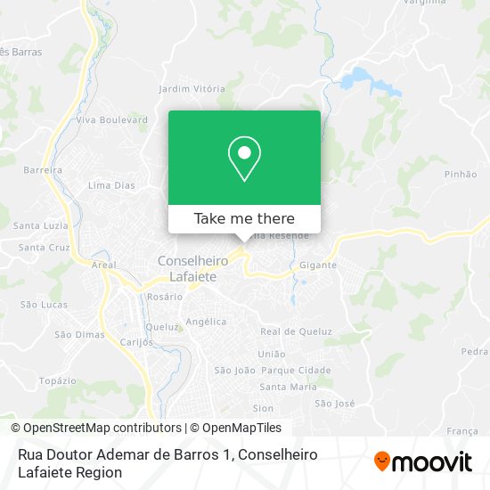 Rua Doutor Ademar de Barros 1 map
