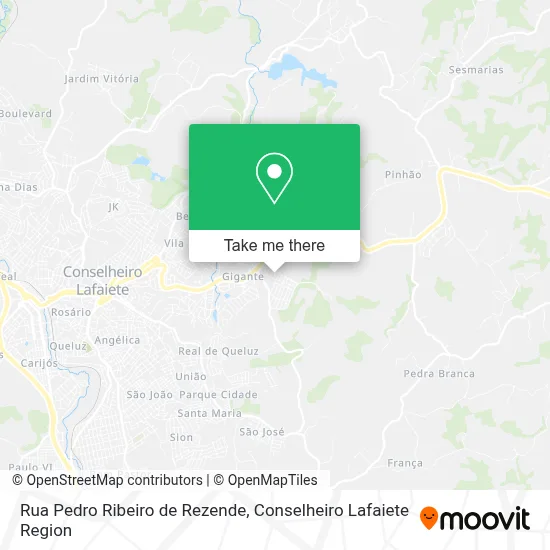 Rua Pedro Ribeiro de Rezende map