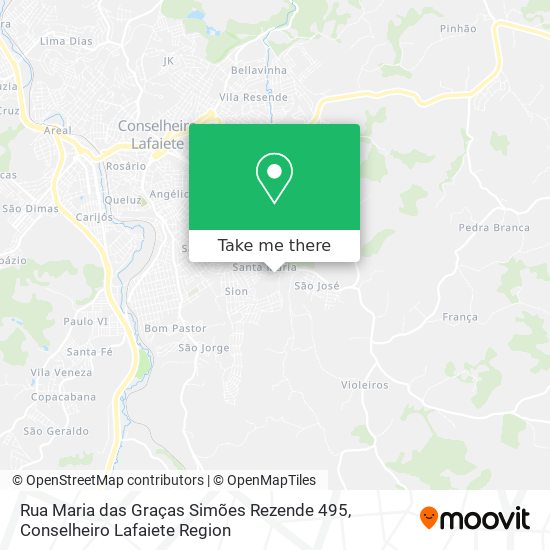 Rua Maria das Graças Simões Rezende 495 map