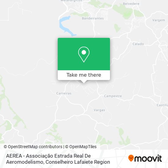 AEREA - Associação Estrada Real De Aeromodelismo map