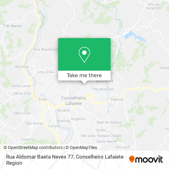 Rua Aldomar Baeta Neves 77 map