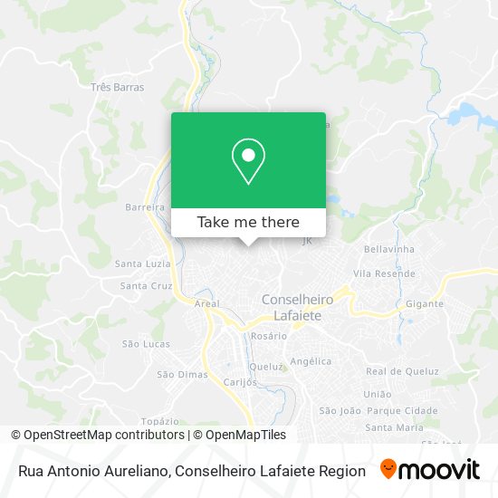 Rua Antonio Aureliano map