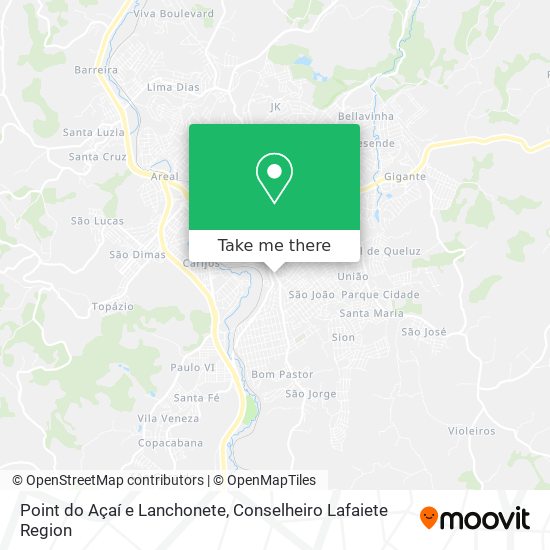 Point do Açaí e Lanchonete map