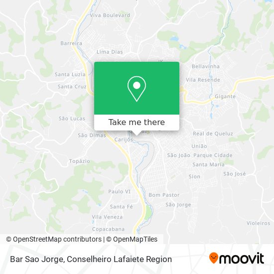 Bar Sao Jorge map