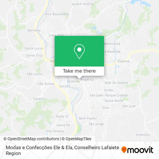 Modas e Confecções Ele & Ela map
