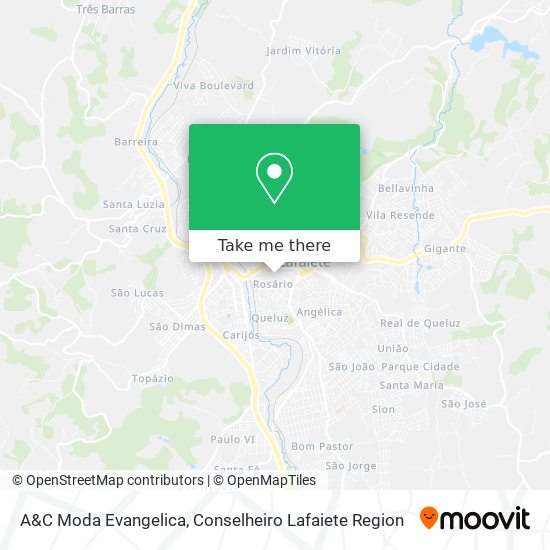 A&C Moda Evangelica map