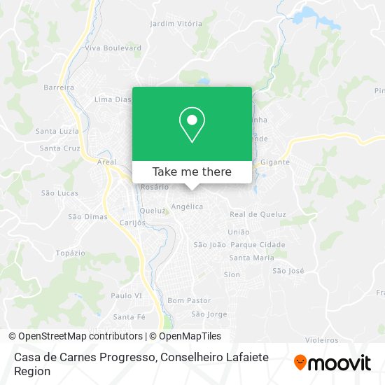 Casa de Carnes Progresso map