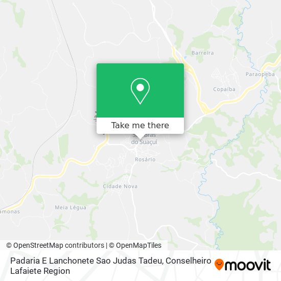 Padaria E Lanchonete Sao Judas Tadeu map