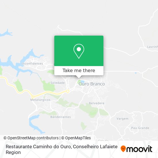 Restaurante Caminho do Ouro map