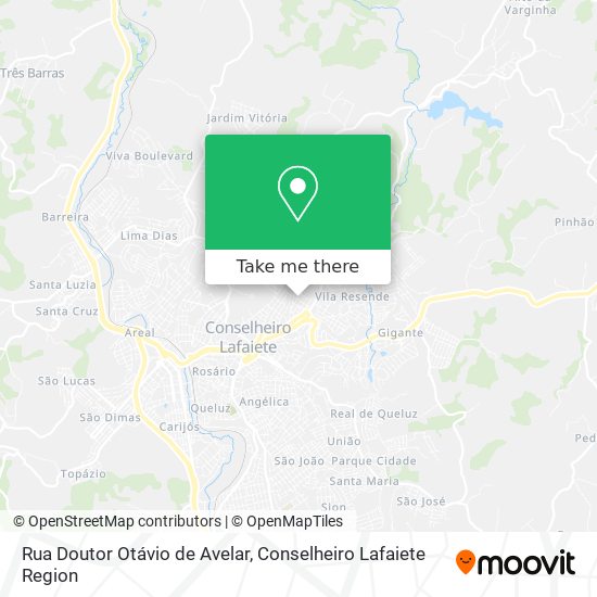 Rua Doutor Otávio de Avelar map
