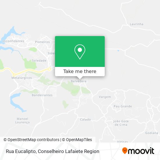 Rua Eucalipto map