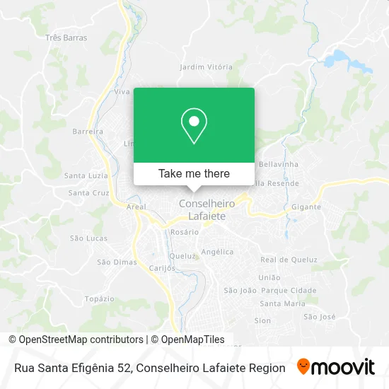 Rua Santa Efigênia 52 map