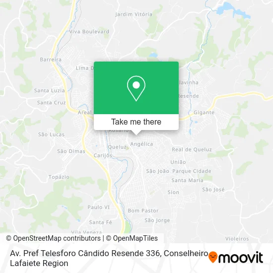 Av. Pref Telesforo Cândido Resende 336 map